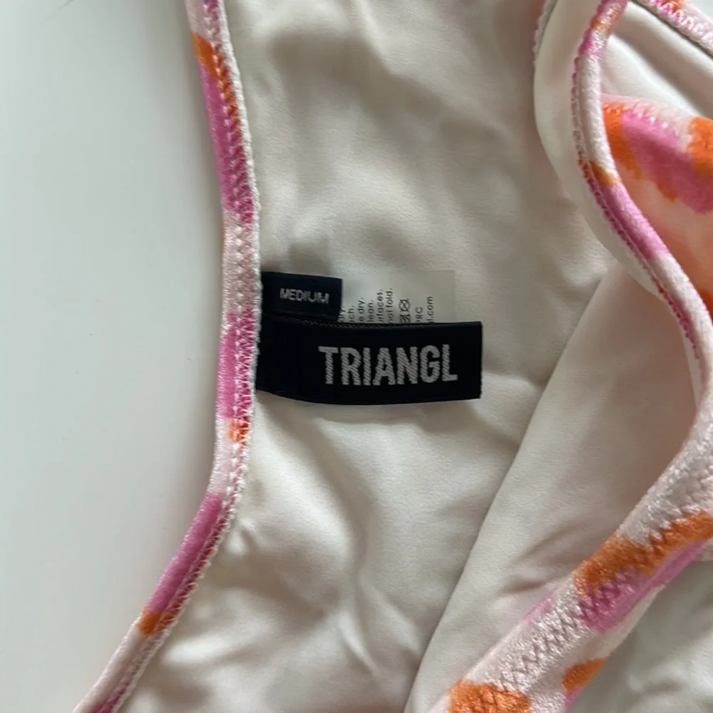 Triangl Pink and Orange Bikini - Picture 2 of 5